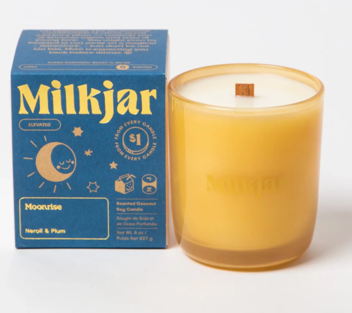 Milk Jar Candle - Moonrise